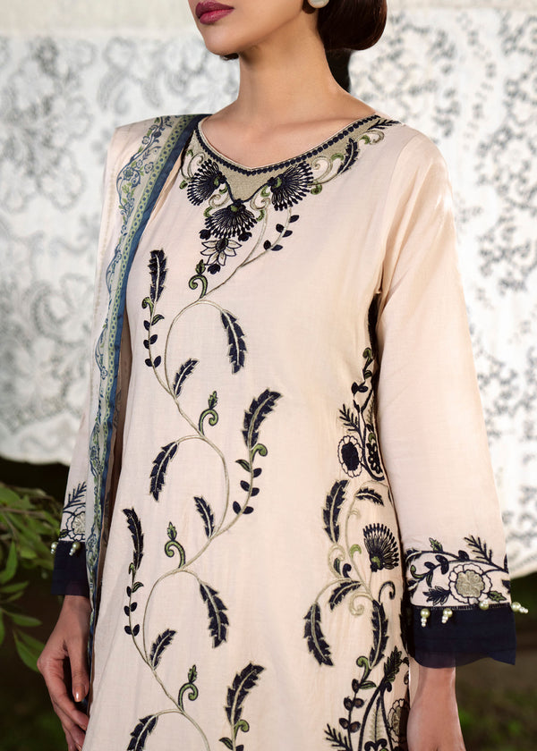 Afrozeh | Basic Pret 26 RTW | NACRE by Afrozeh - Designer Dress  - Type : Ladies Clothes - Available at Libayah - 100% Original 