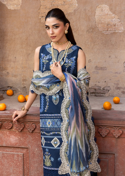 Saira Shakira | Breeze Luxury Lawn | RUNA-8-B - Designer Dress - Type : Ladies Clothes - Available at Libayah - 100% Original