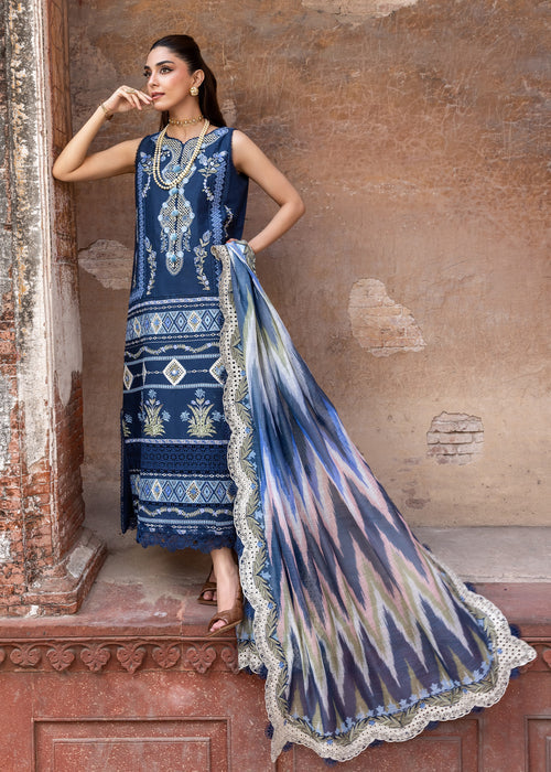 Saira Shakira | Breeze Luxury Lawn | RUNA-8-B - Designer Dress - Type : Ladies Clothes - Available at Libayah - 100% Original