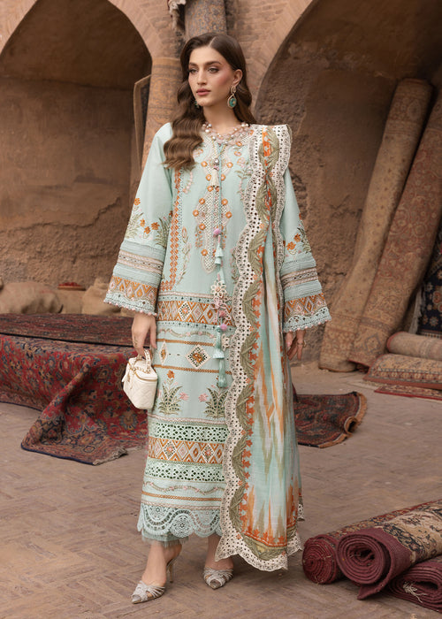 Saira Shakira | Breeze Luxury Lawn | RUNA-8-A - Designer Dress - Type : Ladies Clothes - Available at Libayah - 100% Original