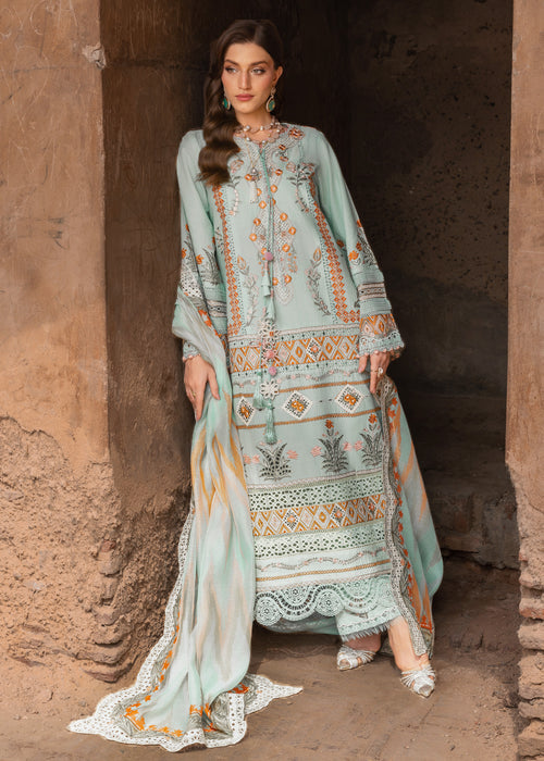 Saira Shakira | Breeze Luxury Lawn | RUNA-8-A - Designer Dress - Type : Ladies Clothes - Available at Libayah - 100% Original