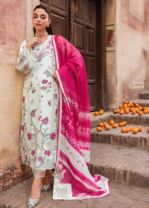 Saira Shakira | Breeze Luxury Lawn | IVY-1-A - Designer Dress - Type : Ladies Clothes - Available at Libayah - 100% Original