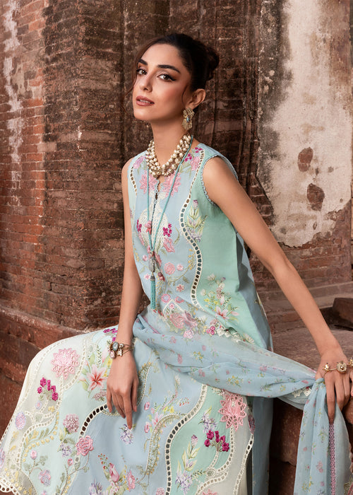 Saira Shakira | Breeze Luxury Lawn | FAYE-7-B - Designer Dress - Type : Ladies Clothes - Available at Libayah - 100% Original