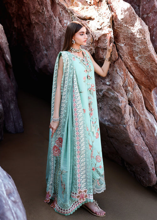 Saira Shakira | Breeze Luxury Lawn | GIA-5-B - Designer Dress - Type : Ladies Clothes - Available at Libayah - 100% Original