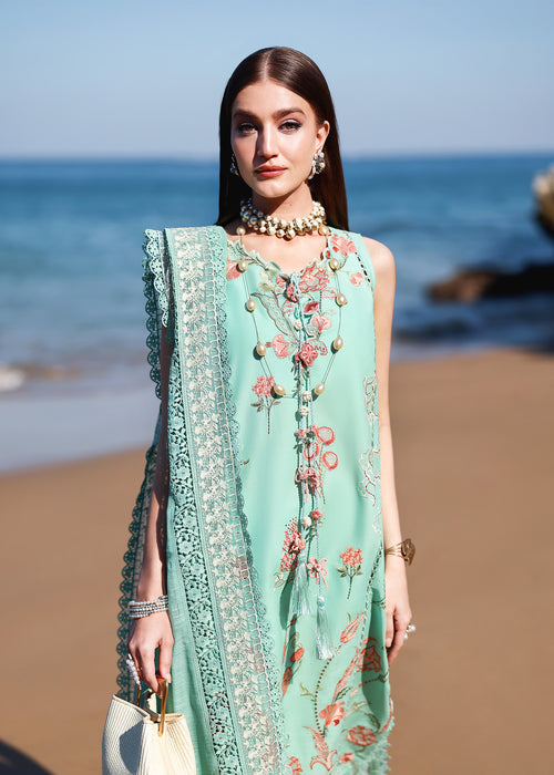 Saira Shakira | Breeze Luxury Lawn | GIA-5-B - Designer Dress - Type : Ladies Clothes - Available at Libayah - 100% Original
