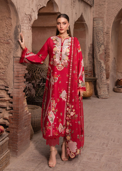Saira Shakira | Breeze Luxury Lawn | ROSE-6-A - Designer Dress - Type : Ladies Clothes - Available at Libayah - 100% Original