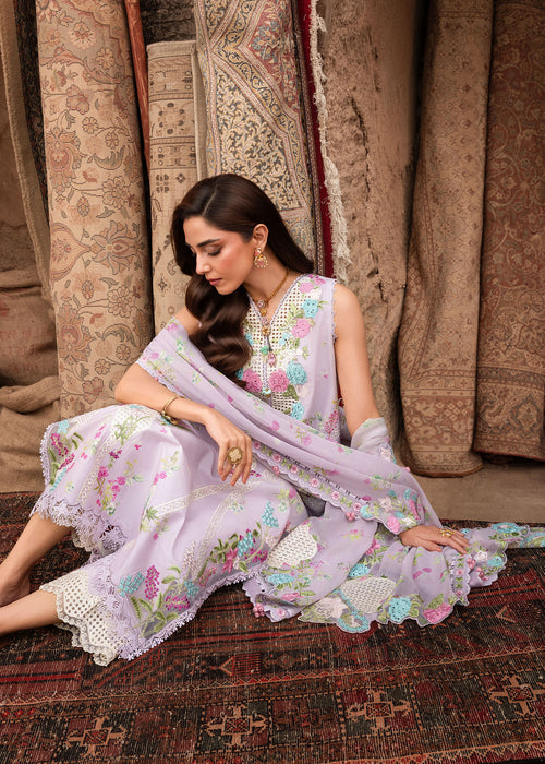 Saira Shakira | Breeze Luxury Lawn | ROSE-6-B - Designer Dress - Type : Ladies Clothes - Available at Libayah - 100% Original
