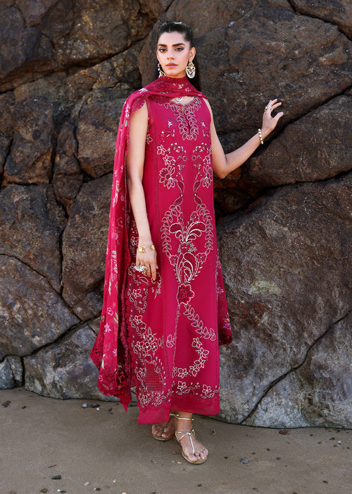 Saira Shakira | Breeze Luxury Lawn | OPHELIA-4-A - Designer Dress - Type : Ladies Clothes - Available at Libayah - 100% Original