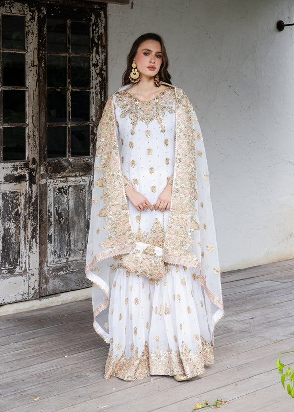 Afrozeh | Basic Pret 26 RTW | NACRE by Afrozeh - Designer Dress  - Type : Ladies Clothes - Available at Libayah - 100% Original 