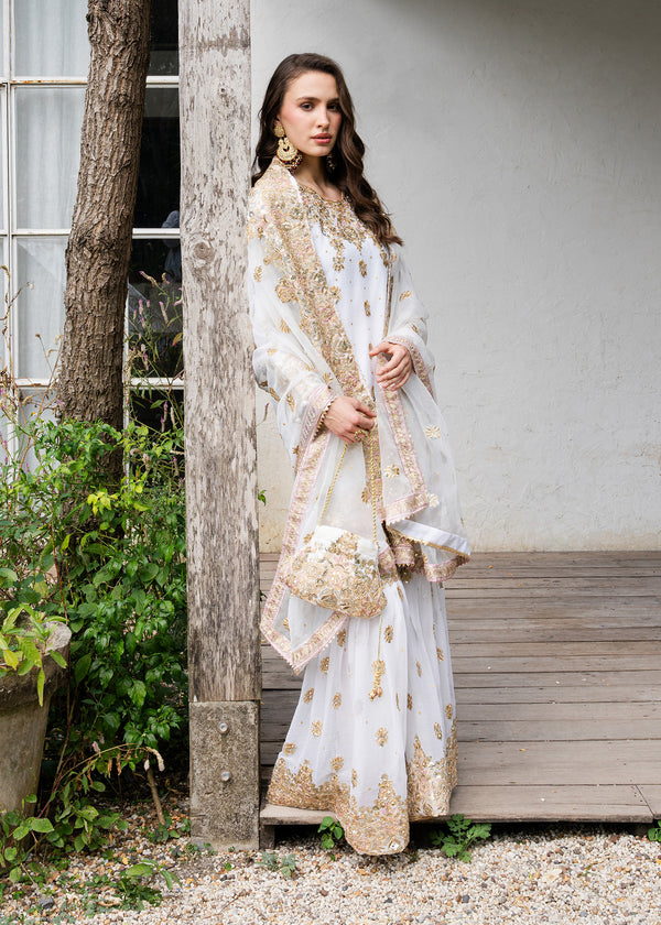 Afrozeh | Basic Pret 26 RTW | NACRE by Afrozeh - Designer Dress  - Type : Ladies Clothes - Available at Libayah - 100% Original 