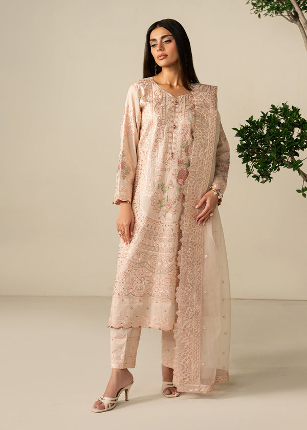 Afrozeh | Basic Pret 26 RTW | NACRE by Afrozeh - Designer Dress  - Type : Ladies Clothes - Available at Libayah - 100% Original 