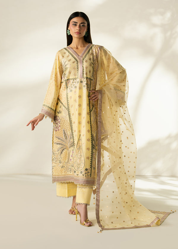 Afrozeh | Basic Pret 26 RTW | NACRE by Afrozeh - Designer Dress  - Type : Ladies Clothes - Available at Libayah - 100% Original 