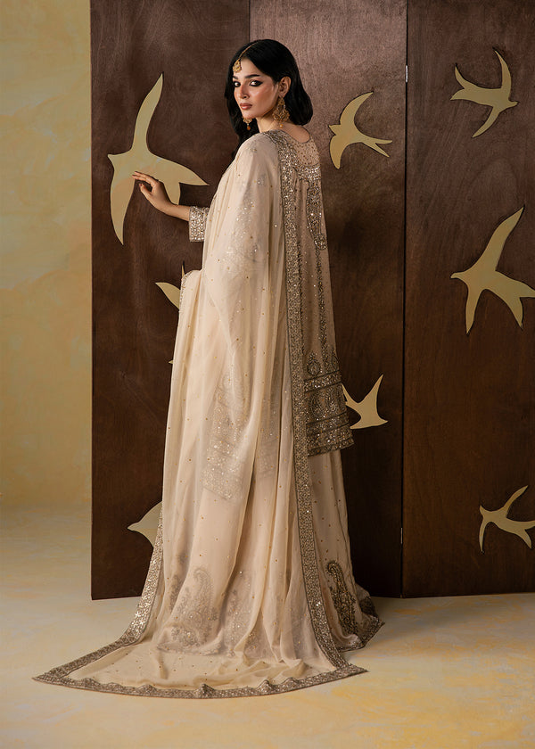 Afrozeh | Basic Pret 26 RTW | NACRE by Afrozeh - Designer Dress  - Type : Ladies Clothes - Available at Libayah - 100% Original 