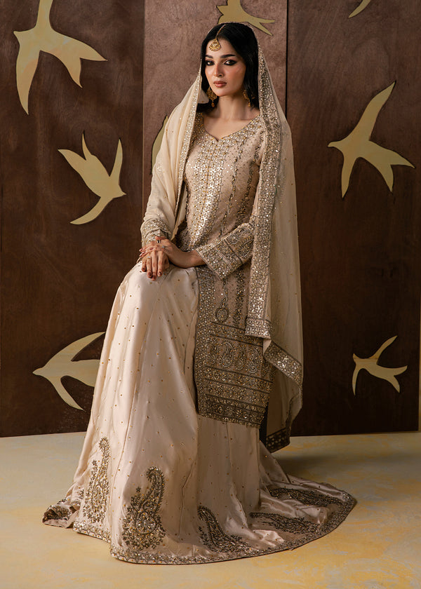 Afrozeh | Basic Pret 26 RTW | NACRE by Afrozeh - Designer Dress  - Type : Ladies Clothes - Available at Libayah - 100% Original 