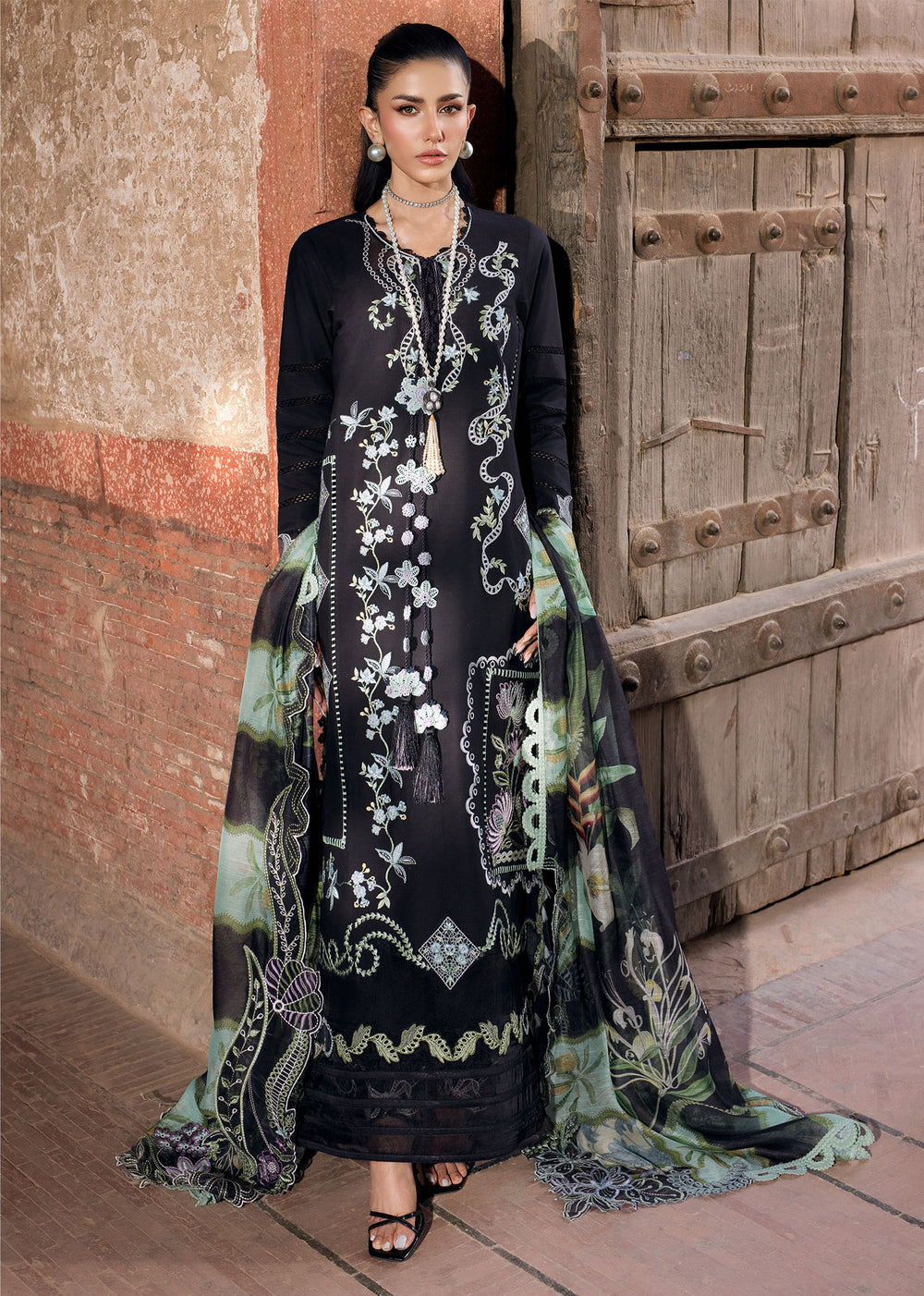 Saira Shakira | Bloom Lawn | ELISE 1A - by Libayah - Registered Vendor of : Saira Rizwan - 100% Original Designer Dress
