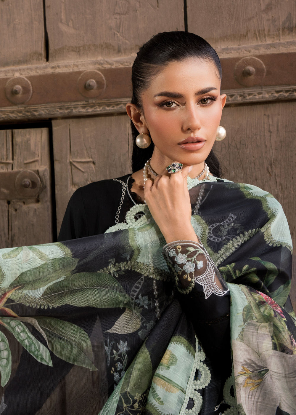 Saira Shakira | Bloom Lawn | ELISE 1A - by Libayah - Registered Vendor of : Saira Rizwan - 100% Original Designer Dress