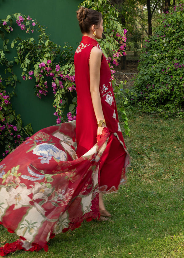 Saira Shakira | Bloom Lawn | ELISE 1B - by Libayah - Registered Vendor of : Saira Rizwan - 100% Original Designer Dress