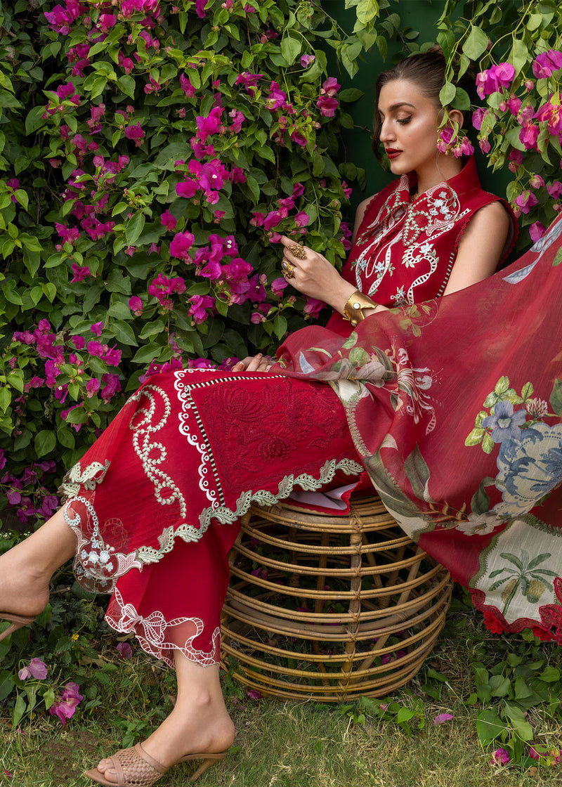 Saira Shakira | Bloom Lawn | ELISE 1B - by Libayah - Registered Vendor of : Saira Rizwan - 100% Original Designer Dress