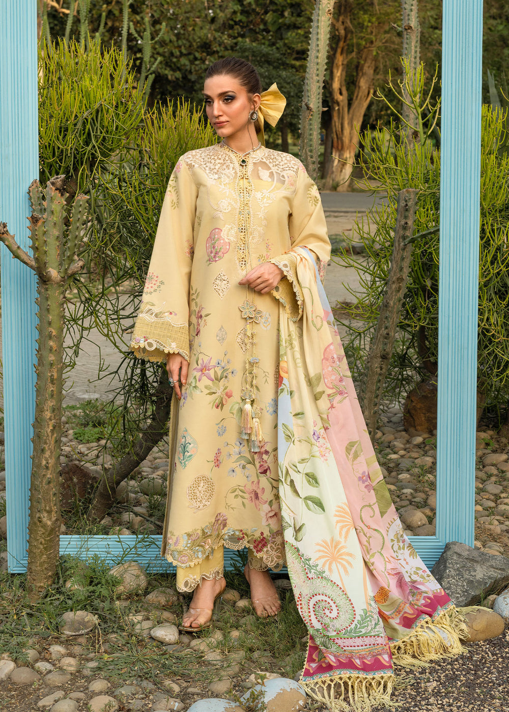 Saira Shakira | Bloom Lawn | MAELLE 1A - by Libayah - Registered Vendor of : Saira Rizwan - 100% Original Designer Dress