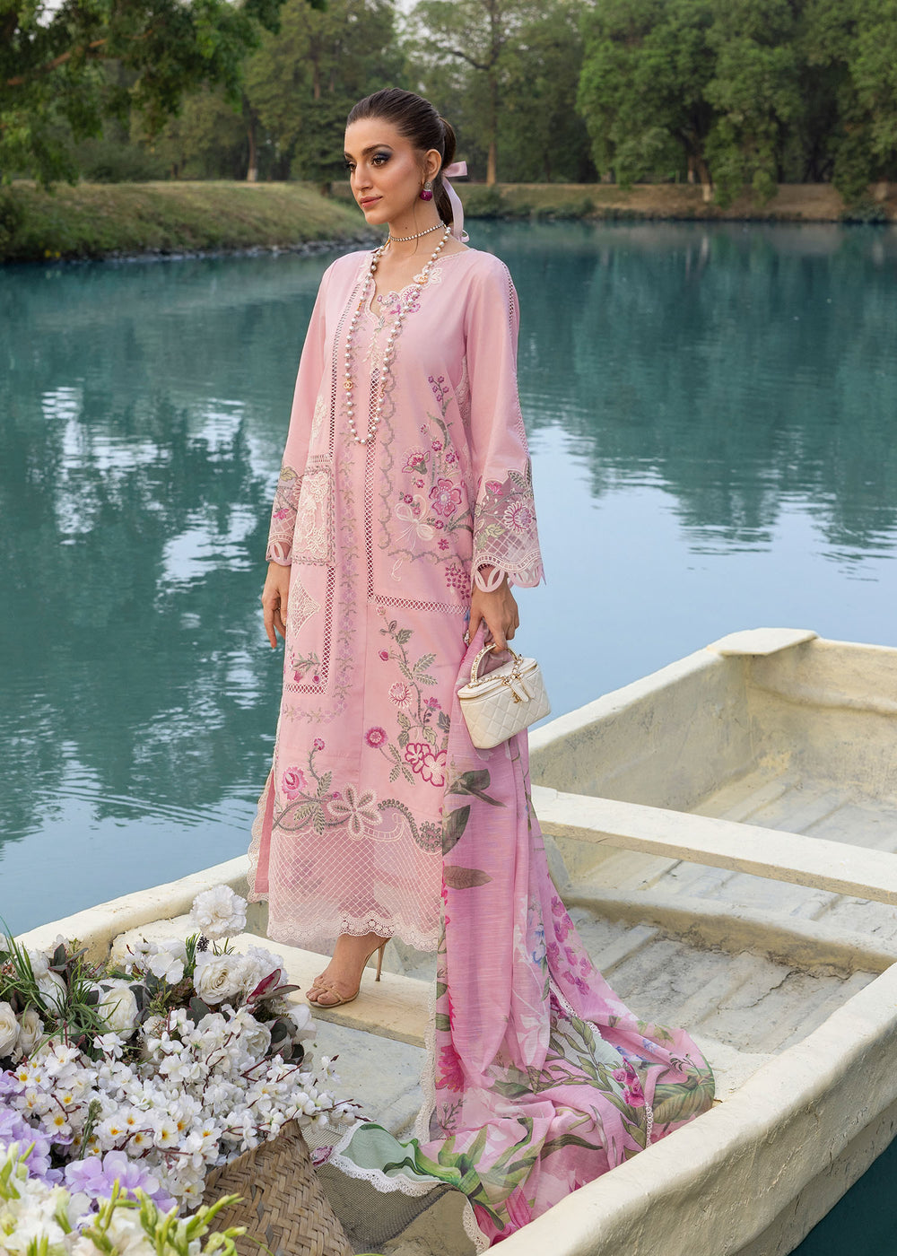 Saira Shakira | Bloom Lawn | IRIS 1A - by Libayah - Registered Vendor of : Saira Rizwan - 100% Original Designer Dress