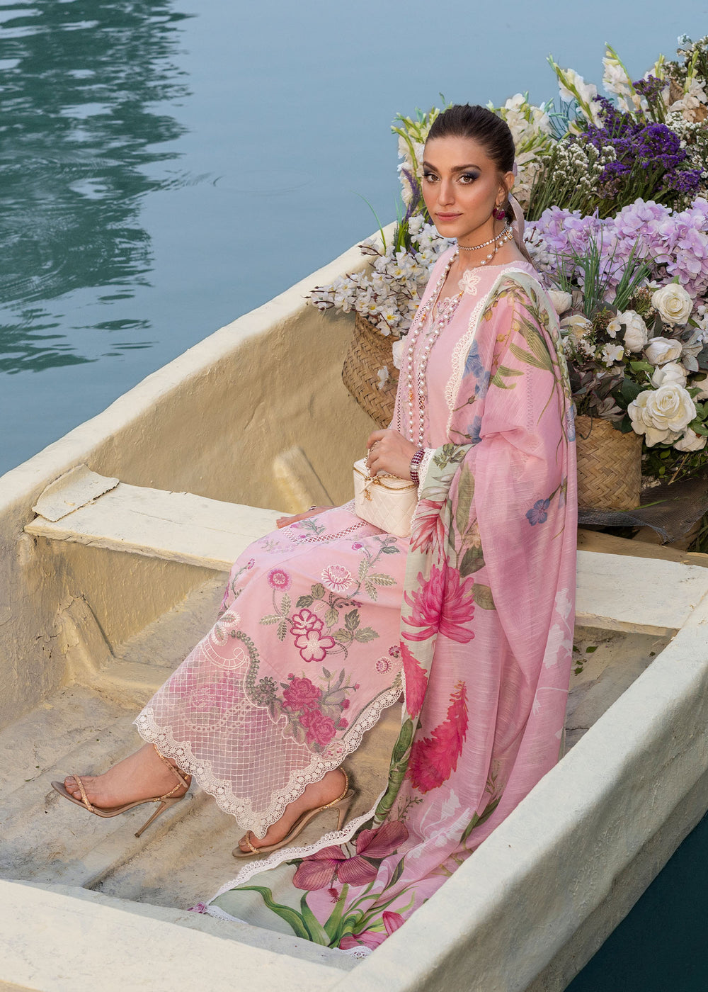 Saira Shakira | Bloom Lawn | IRIS 1A - by Libayah - Registered Vendor of : Saira Rizwan - 100% Original Designer Dress
