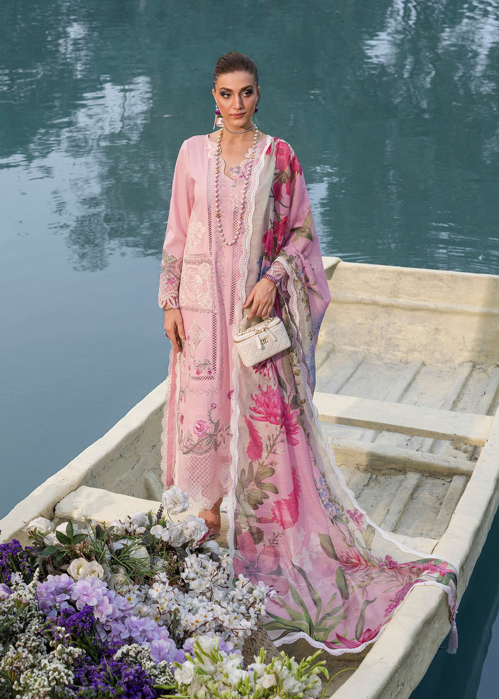 Saira Shakira | Bloom Lawn | IRIS 1A - by Libayah - Registered Vendor of : Saira Rizwan - 100% Original Designer Dress