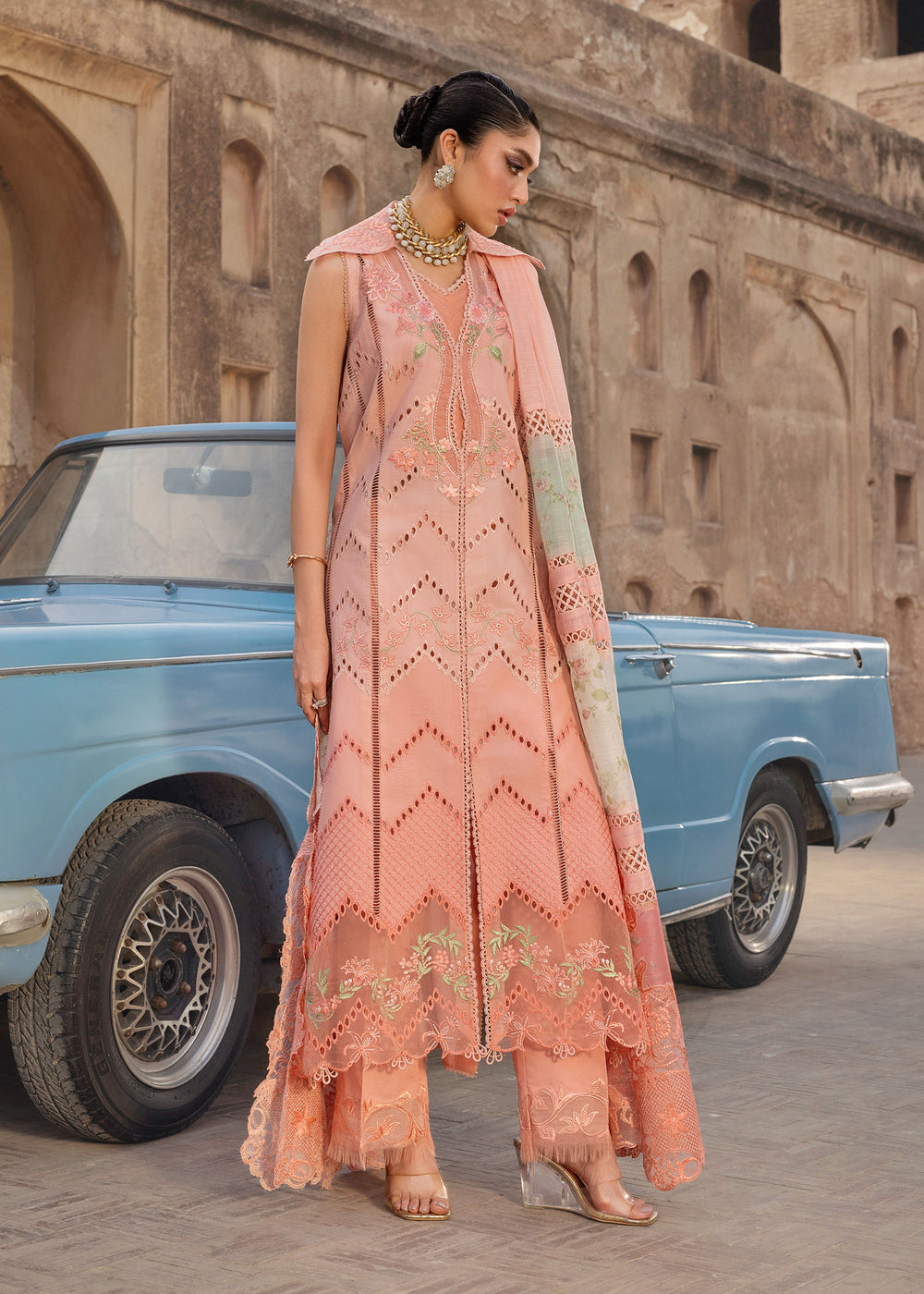 Saira Shakira | Bloom Lawn | AMBRE 1B - by Libayah - Registered Vendor of : Saira Rizwan - 100% Original Designer Dress