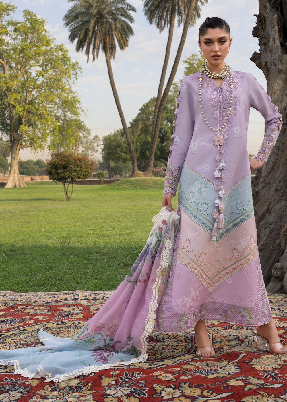 Saira Shakira | Bloom Lawn | AVA 1B - by Libayah - Registered Vendor of : Saira Rizwan - 100% Original Designer Dress