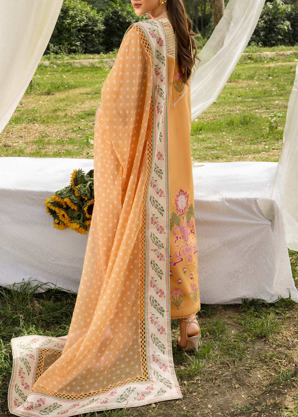 Saira Shakira | Bloom Lawn | LILY 1B - by Libayah - Registered Vendor of : Saira Rizwan - 100% Original Designer Dress