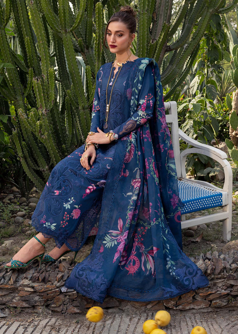 Saira Shakira | Bloom Lawn | ZELIE 1B - by Libayah - Registered Vendor of : Saira Rizwan - 100% Original Designer Dress