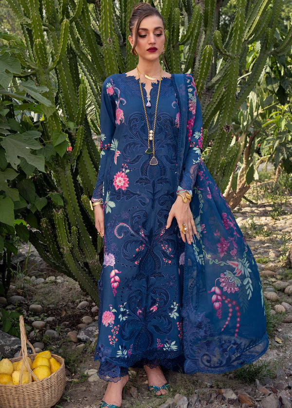 Saira Shakira | Bloom Lawn | ZELIE 1B - by Libayah - Registered Vendor of : Saira Rizwan - 100% Original Designer Dress