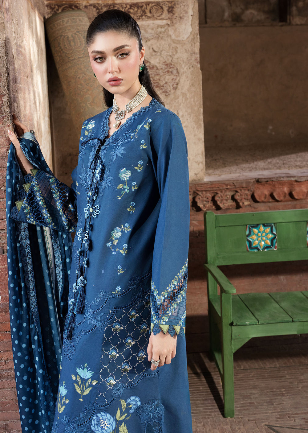 Saira Shakira | Bloom Lawn | LILY 1A - by Libayah - Registered Vendor of : Saira Rizwan - 100% Original Designer Dress
