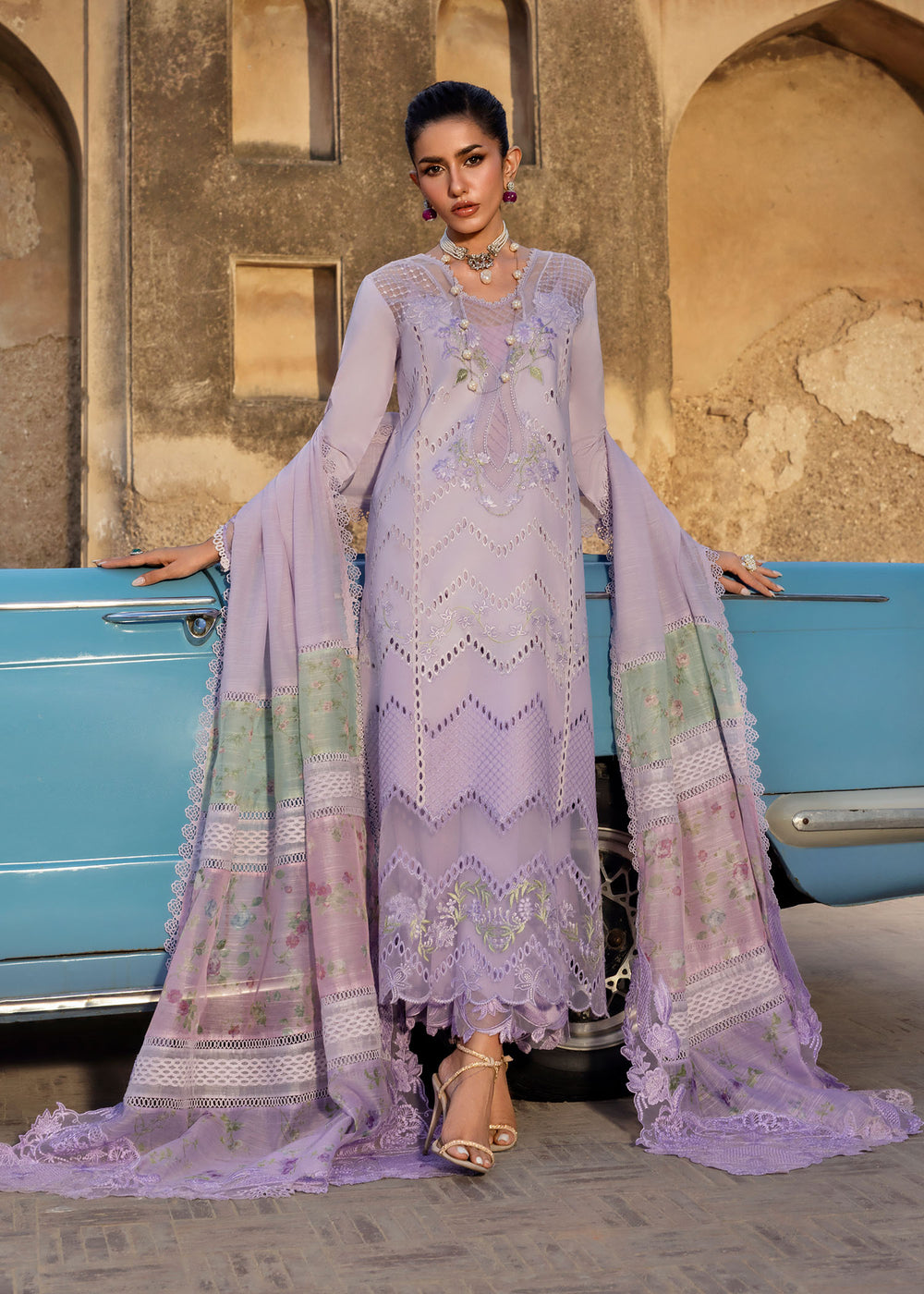 Saira Shakira | Bloom Lawn | AMBRE 1A - by Libayah - Registered Vendor of : Saira Shakira - 100% Original Designer Dress
