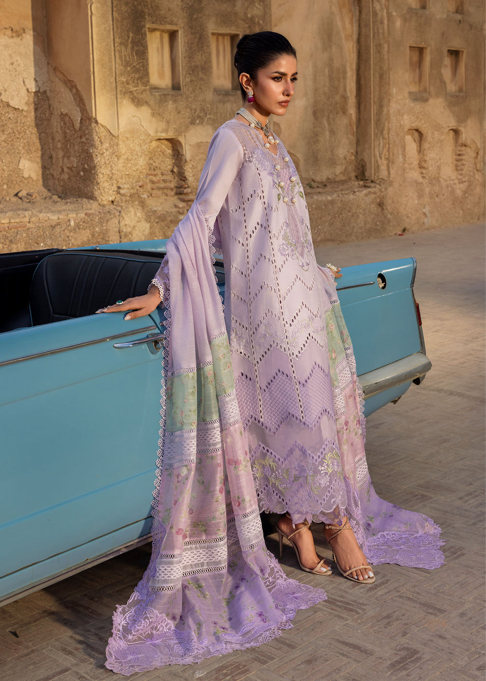 Saira Shakira | Bloom Lawn | AMBRE 1A - by Libayah - Registered Vendor of : Saira Shakira - 100% Original Designer Dress
