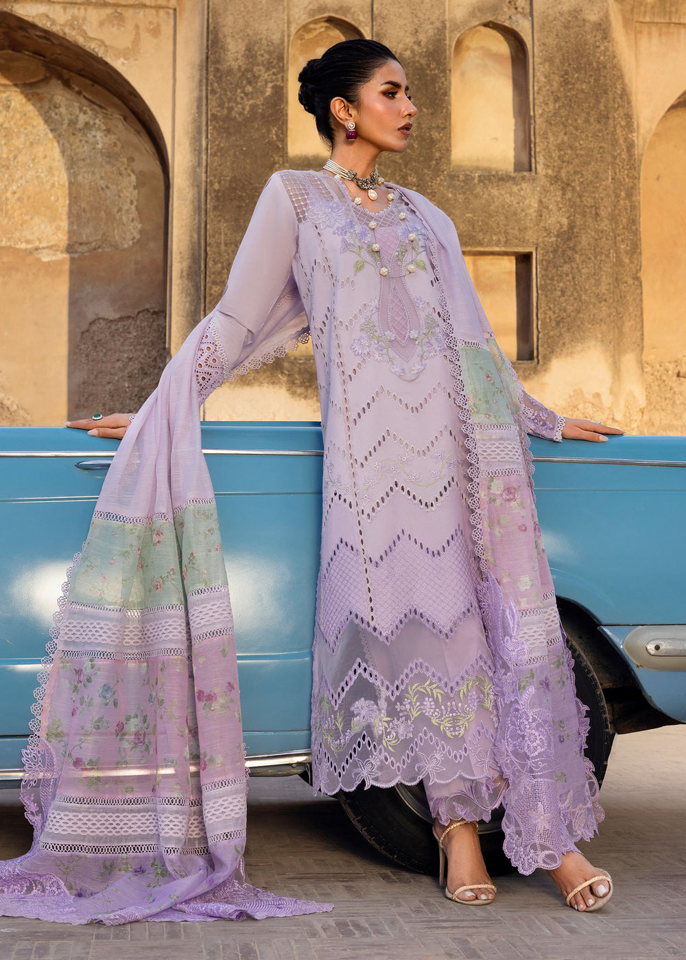 Saira Shakira | Bloom Lawn | AMBRE 1A - by Libayah - Registered Vendor of : Saira Shakira - 100% Original Designer Dress