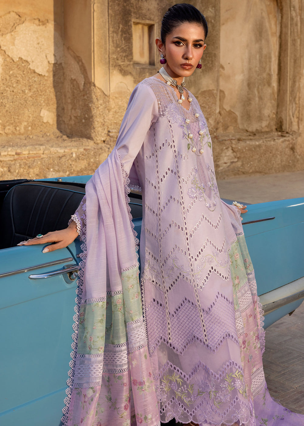 Saira Shakira | Bloom Lawn | AMBRE 1A - by Libayah - Registered Vendor of : Saira Shakira - 100% Original Designer Dress