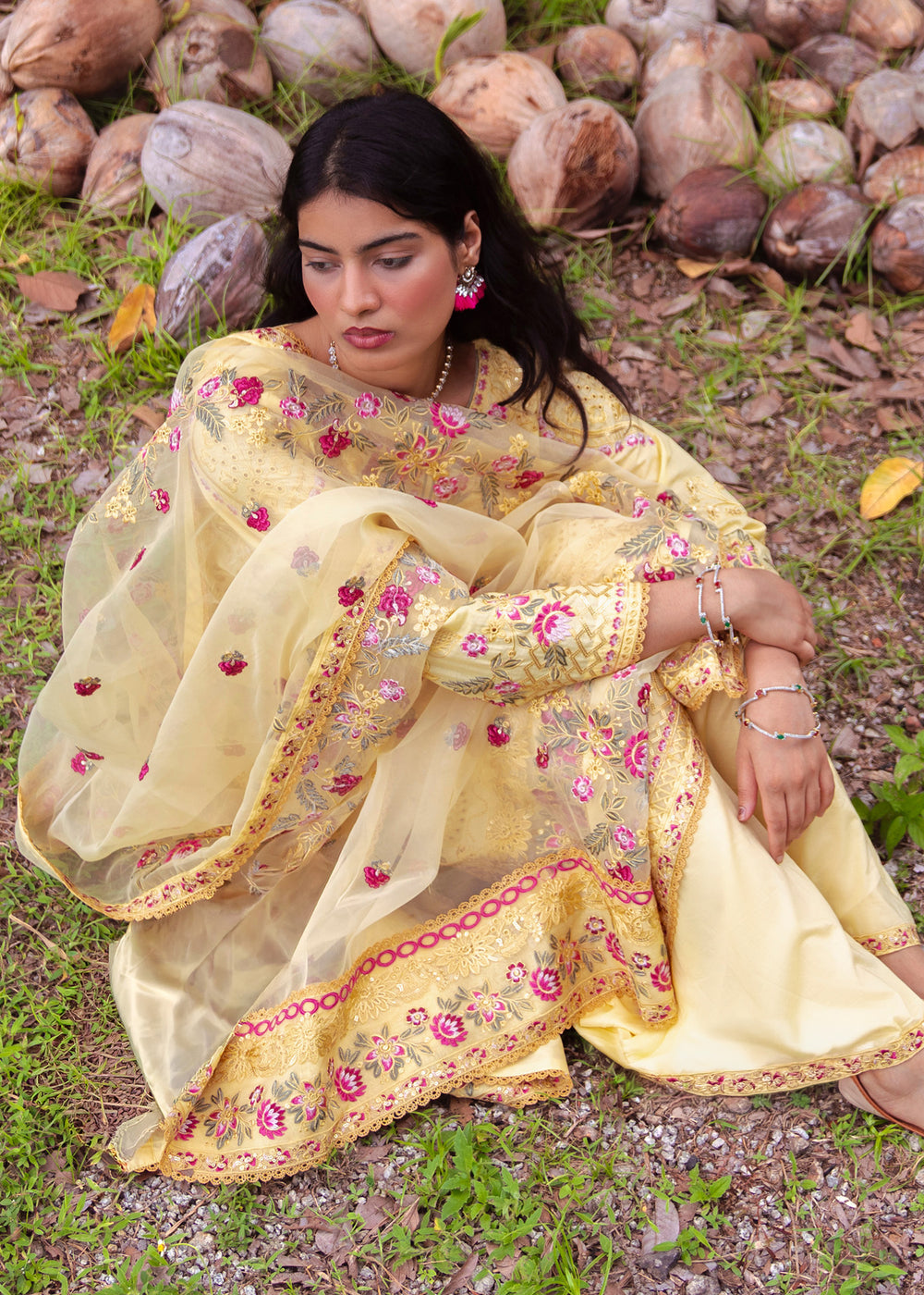 Haseens | Raha Pret | Inshara by Haseens - Designer Dress  - Type : Ladies Clothes - Available at Libayah - 100% Original 