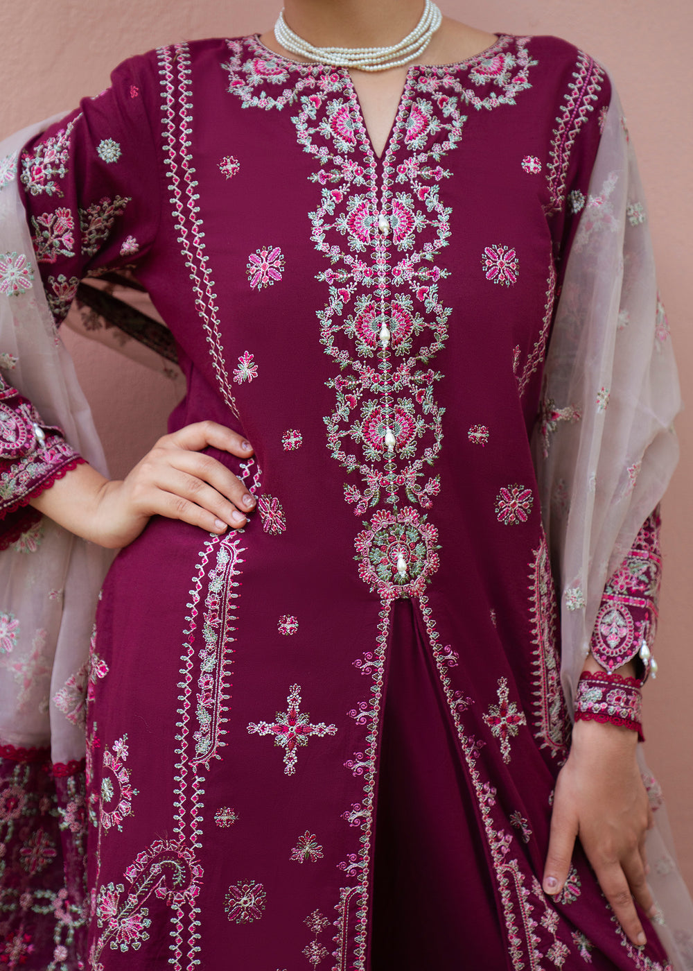 Haseens | Raha Pret | Elaya by Haseens - Designer Dress  - Type : Ladies Clothes - Available at Libayah - 100% Original 