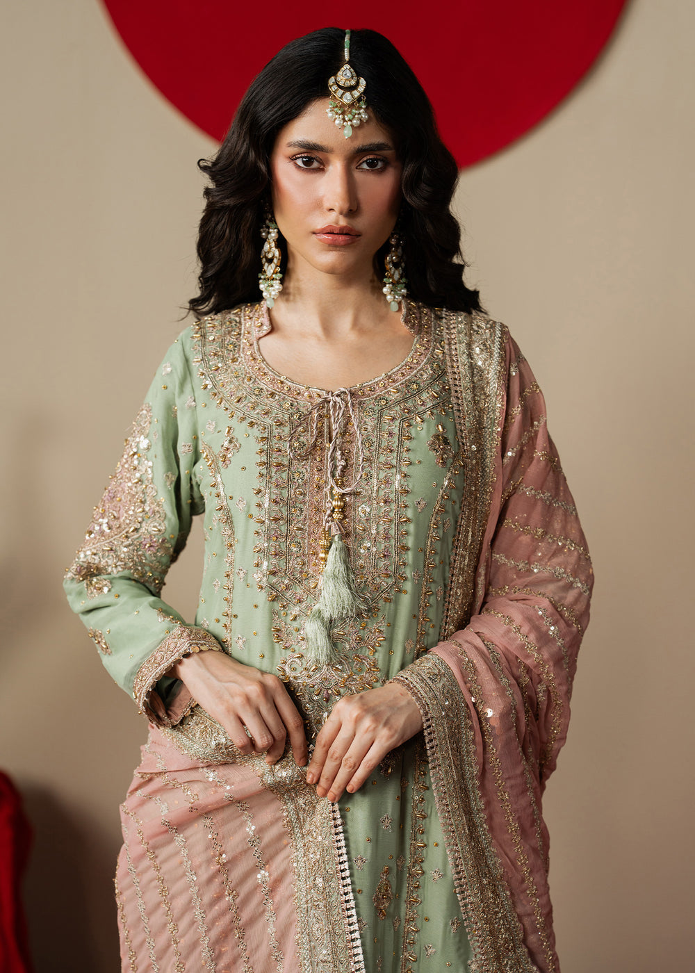 Haseens | Gulal Formals | Mahroza by Haseens - Designer Dress  - Type : Ladies Clothes - Available at Libayah - 100% Original 