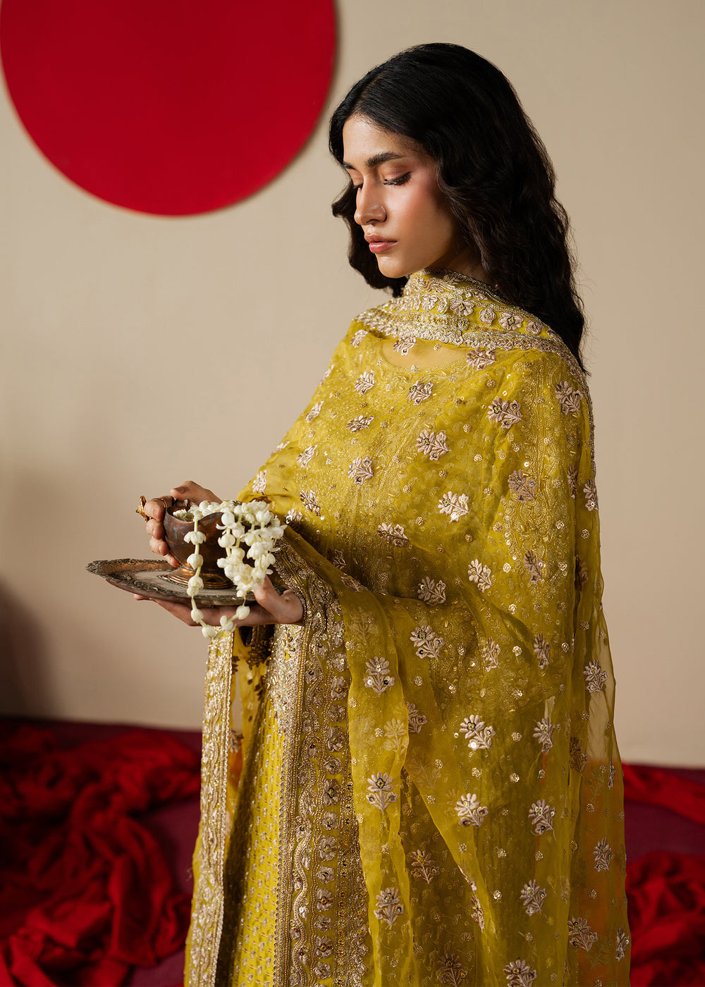 Haseens | Gulal Formals | Zarqam by Haseens - Designer Dress  - Type : Ladies Clothes - Available at Libayah - 100% Original 