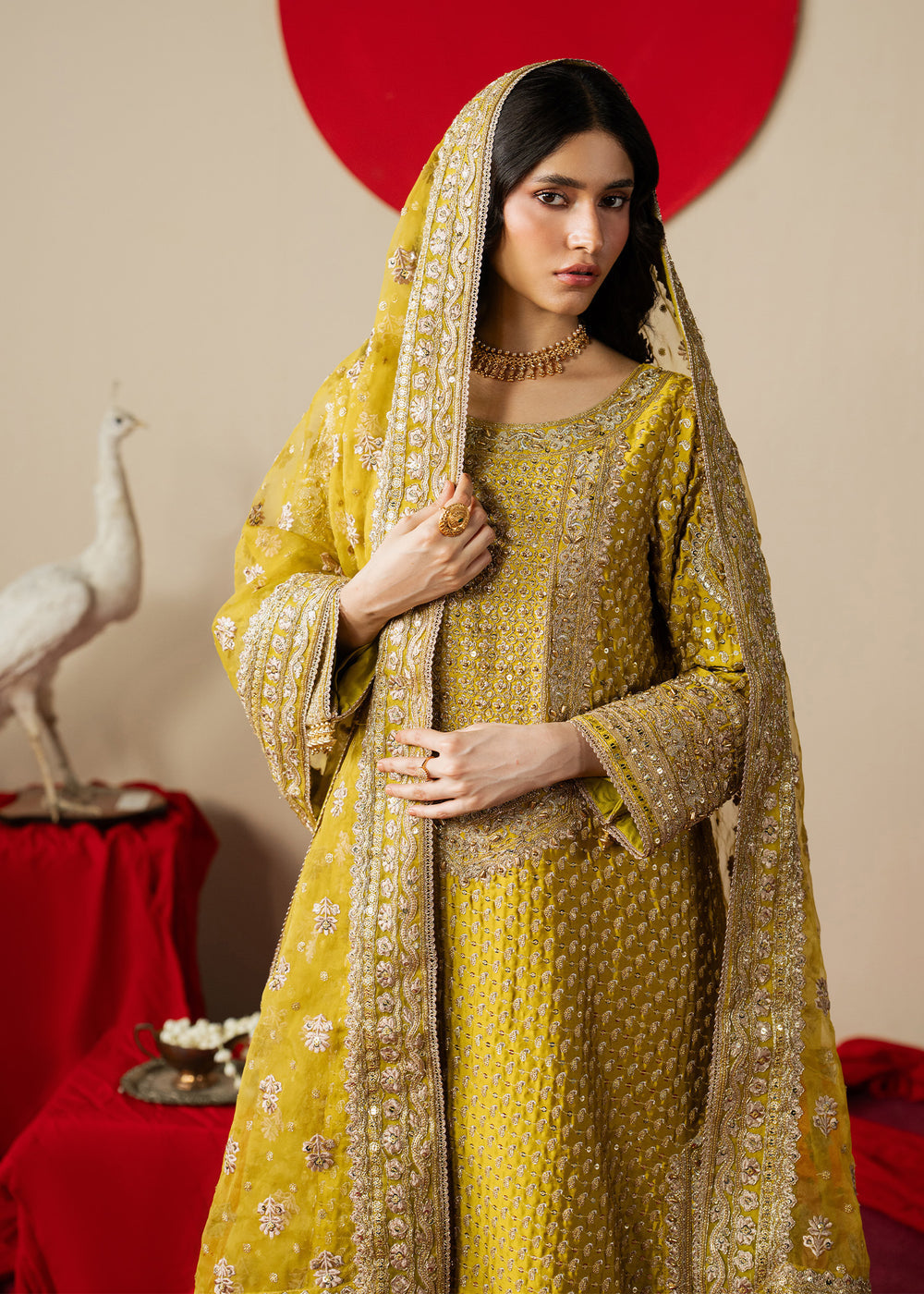 Haseens | Gulal Formals | Zarqam by Haseens - Designer Dress  - Type : Ladies Clothes - Available at Libayah - 100% Original 