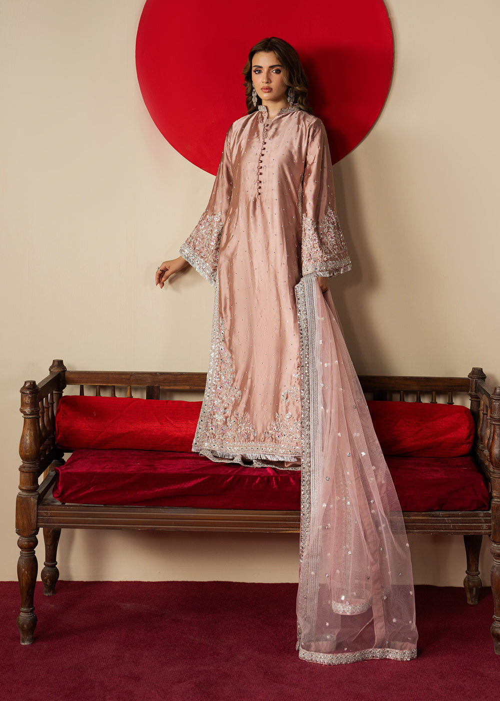 Haseens | Gulal Formals | Mehzar by Haseens - Designer Dress  - Type : Ladies Clothes - Available at Libayah - 100% Original 