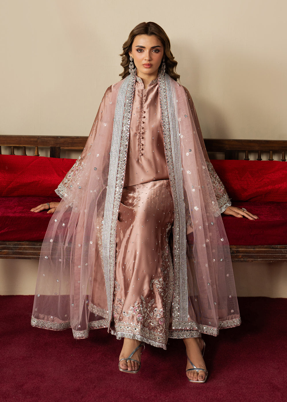 Haseens | Gulal Formals | Mehzar by Haseens - Designer Dress  - Type : Ladies Clothes - Available at Libayah - 100% Original 