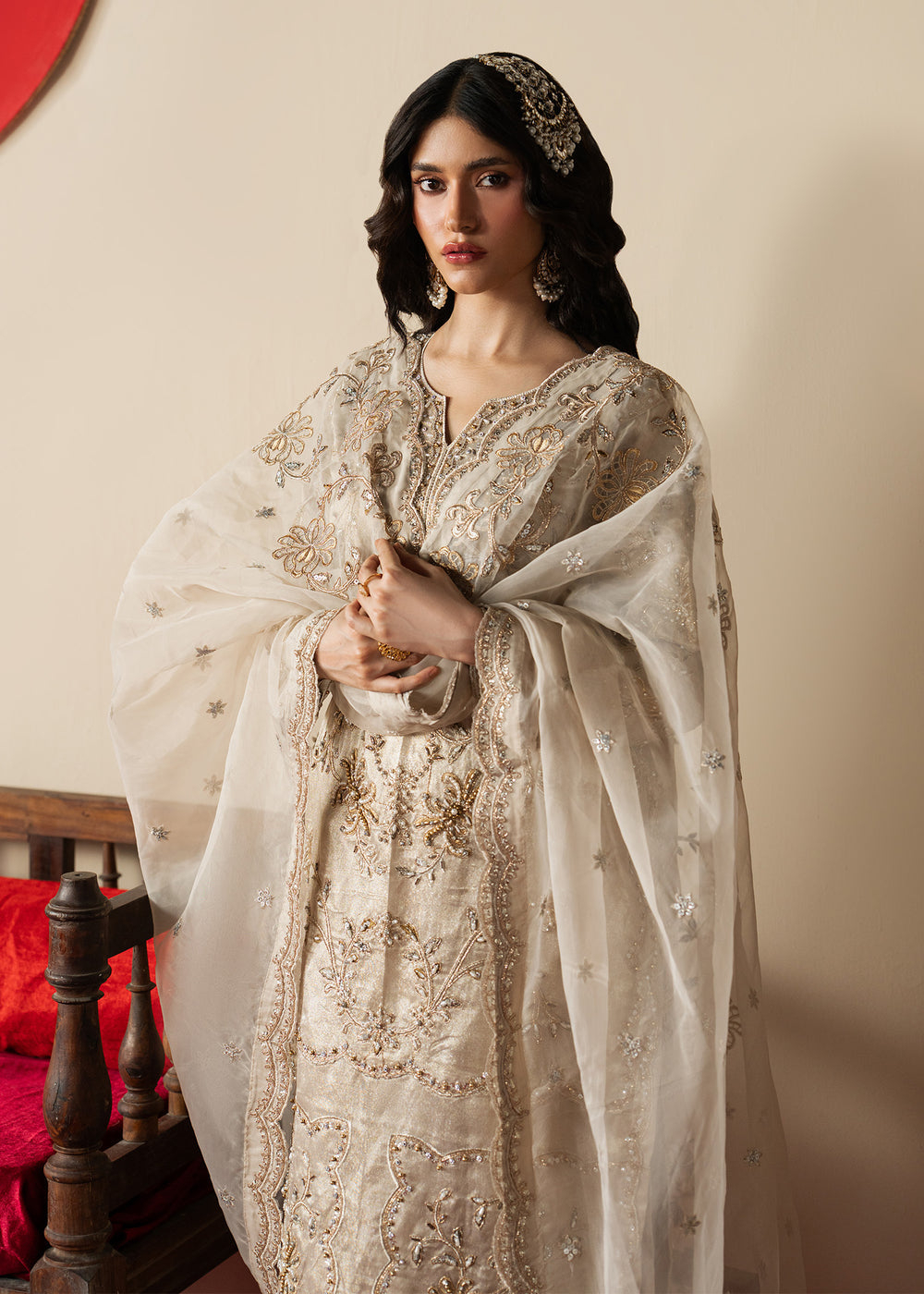 Haseens | Gulal Formals |Gulzaib by Haseens - Designer Dress  - Type : Ladies Clothes - Available at Libayah - 100% Original 