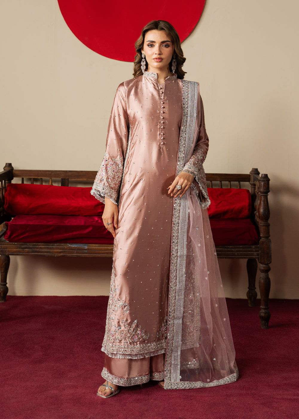 Haseens | Gulal Formals | Mehzar by Haseens - Designer Dress  - Type : Ladies Clothes - Available at Libayah - 100% Original 