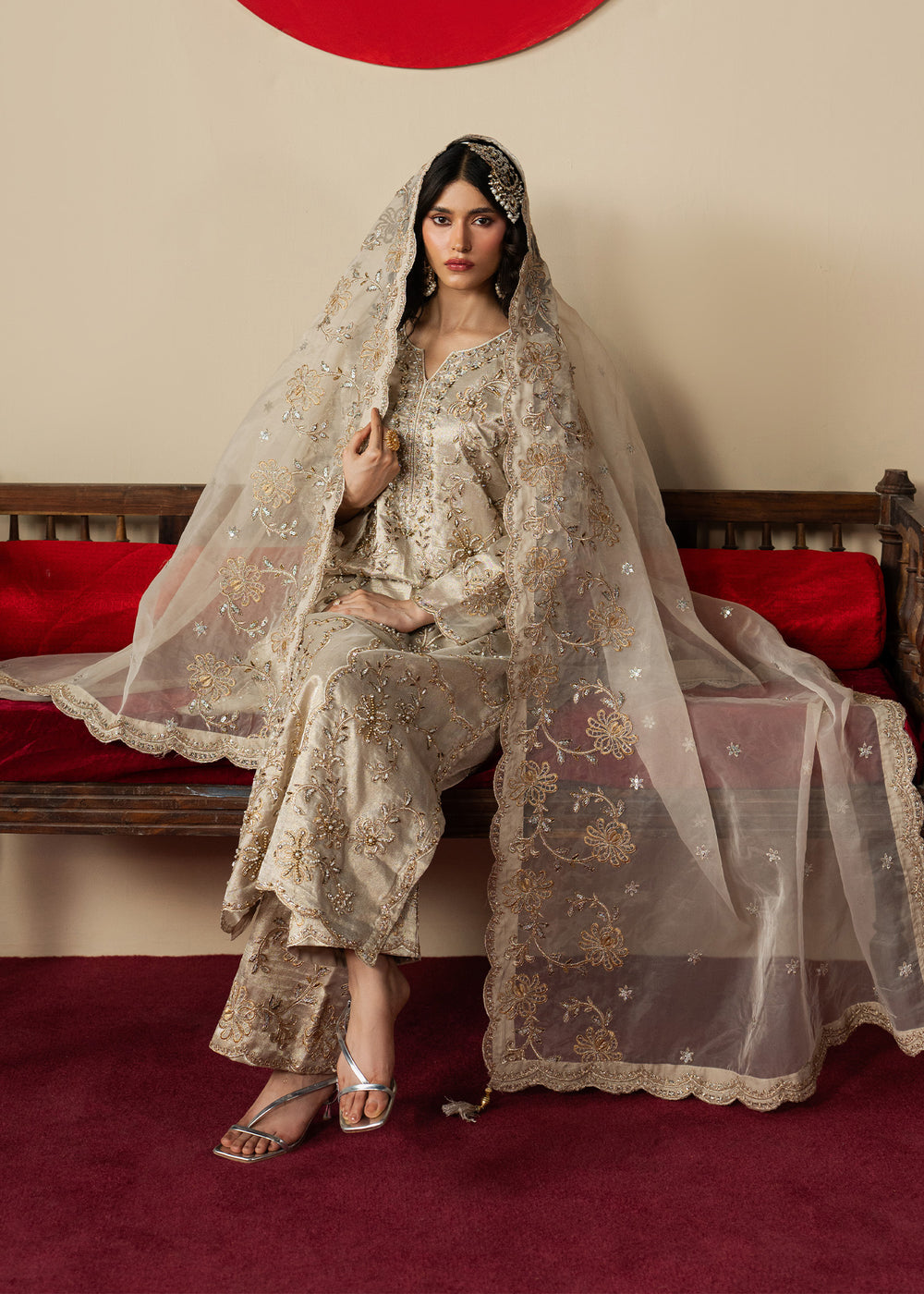 Haseens | Gulal Formals |Gulzaib by Haseens - Designer Dress  - Type : Ladies Clothes - Available at Libayah - 100% Original 