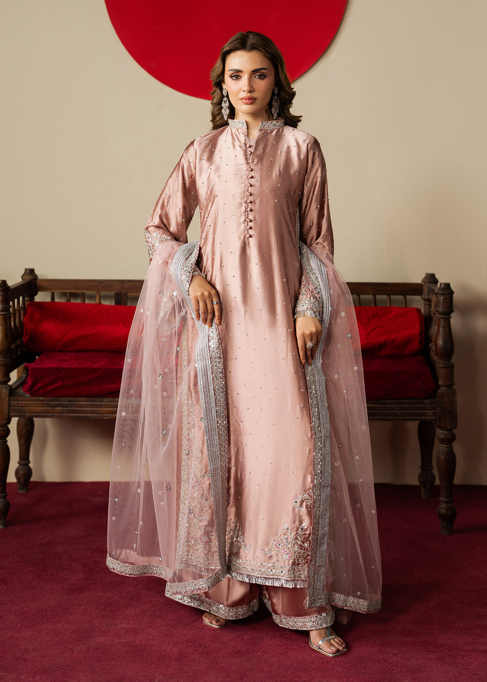 Haseens | Gulal Formals | Mehzar by Haseens - Designer Dress  - Type : Ladies Clothes - Available at Libayah - 100% Original 