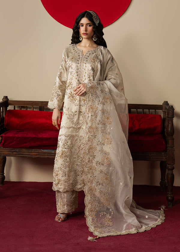 Haseens | Gulal Formals |Gulzaib by Haseens - Designer Dress  - Type : Ladies Clothes - Available at Libayah - 100% Original 