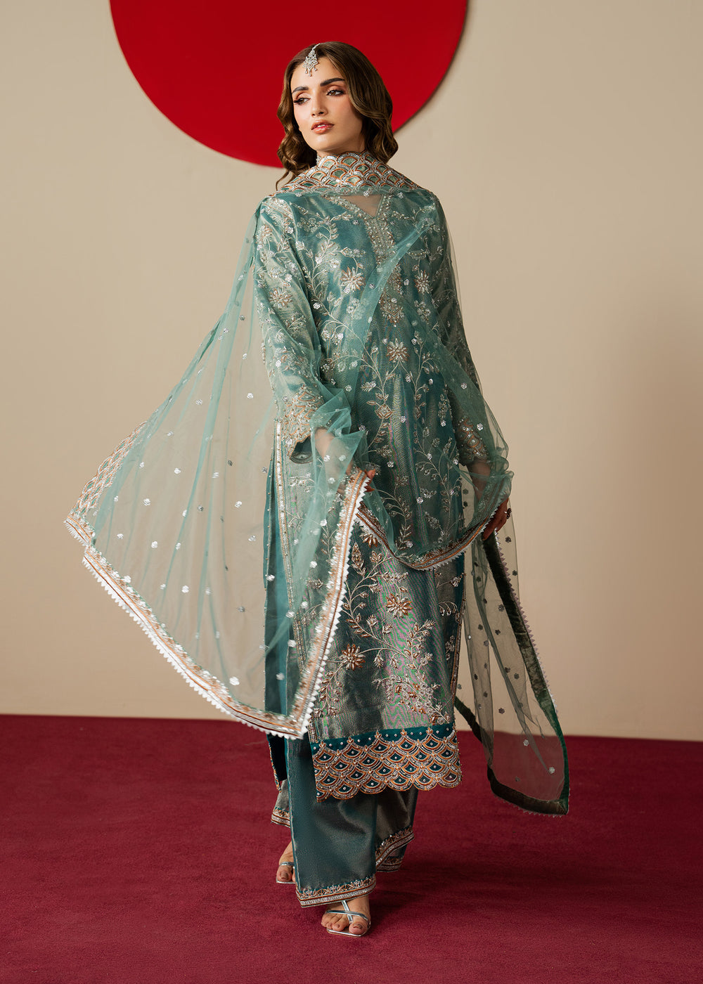 Haseens | Gulal Formals | Aroha by Haseens - Designer Dress  - Type : Ladies Clothes - Available at Libayah - 100% Original 