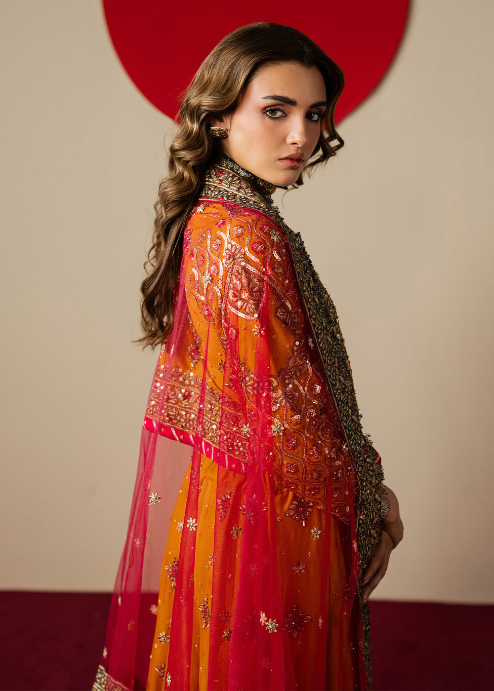 Haseens | Gulal Formals | Mehrun by Haseens - Designer Dress  - Type : Ladies Clothes - Available at Libayah - 100% Original 